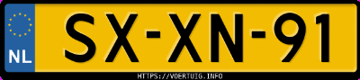 Kenteken afbeelding van SXXN91, grijze Volvo 940