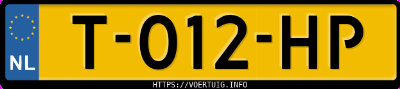Kenteken afbeelding van T012HP, blauwe Volvo S90 T8 Twin Engine Awd