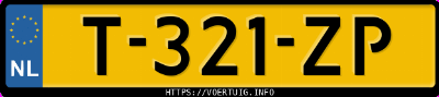 Kenteken afbeelding van T321ZP, grijze Volvo XC40 T5 Recharge