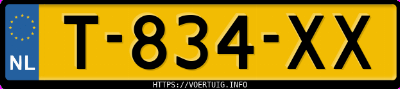 Kenteken afbeelding van T834XX, grijze Volvo S60 T8 Twin Engine Awd