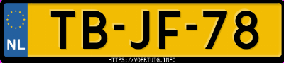 Kenteken afbeelding van TBJF78, grijze Volvo 940