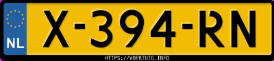 Kenteken afbeelding van X394RN, zwarte Volvo XC60 T8 Twin Engine Awd