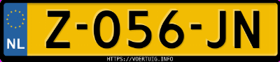 Kenteken afbeelding van Z056JN, grijze Volvo XC90 T8 Twin Engine Awd