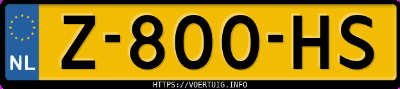 Kenteken afbeelding van Z800HS, grijze Volvo XC40 Ex40 Single Motor Standard Range