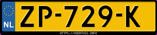 Kenteken afbeelding van ZP729K, zwarte Volvo XC60 T8 Twin Engine Awd