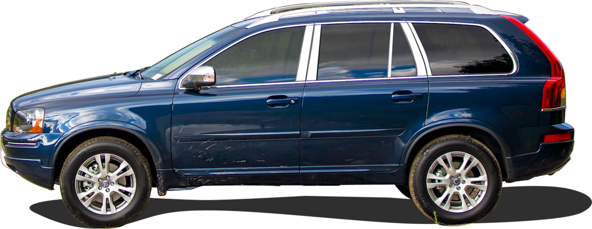 Afbeelding van SJ027N, blauwe Volvo XC90 T6 Awd stationwagen