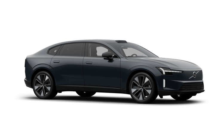 Afbeelding van JXT76N, blauwe Volvo ES90 Single Motor sedan