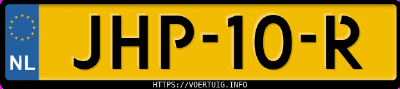 Kenteken afbeelding van JHP10R, zwarte Voyah Courage