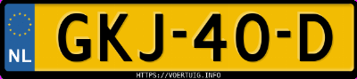 Kenteken afbeelding van GKJ40D, grijze Xpeng G9 Performance Awd
