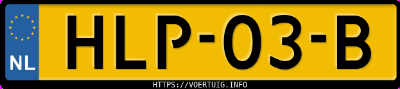 Kenteken afbeelding van HLP03B, witte Xpeng G9 Long Range Rwd