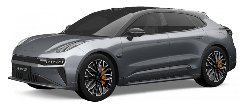 Afbeelding van HRP55F, grijze Zeekr 001 Rwd hatchback