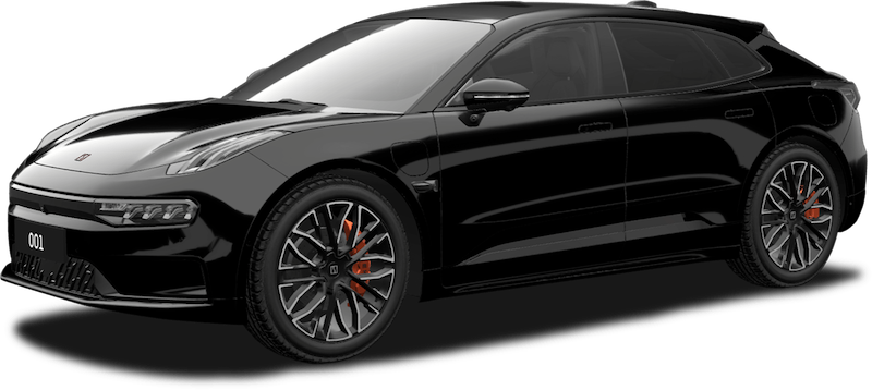 Afbeelding van HGT92D, zwarte Zeekr 001 Privilege hatchback