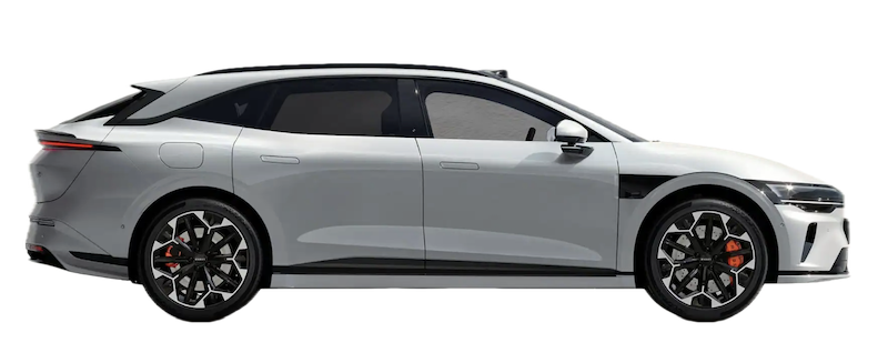 Afbeelding van KFR57R, zwarte Zeekr 7GT Awd stationwagen