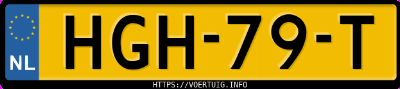 Kenteken afbeelding van HGH79T, grijze Zeekr 7X Awd Performance