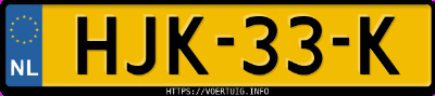Kenteken afbeelding van HJK33K, grijze Zeekr X Long Range Rwd