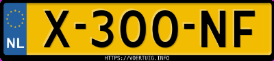 Kenteken afbeelding van X300NF, witte Zeekr X Long Range Rwd